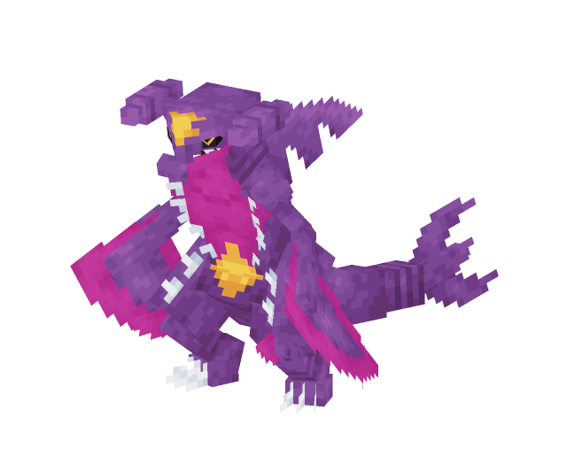 Shiny Mega Garchomp in Cobblemon